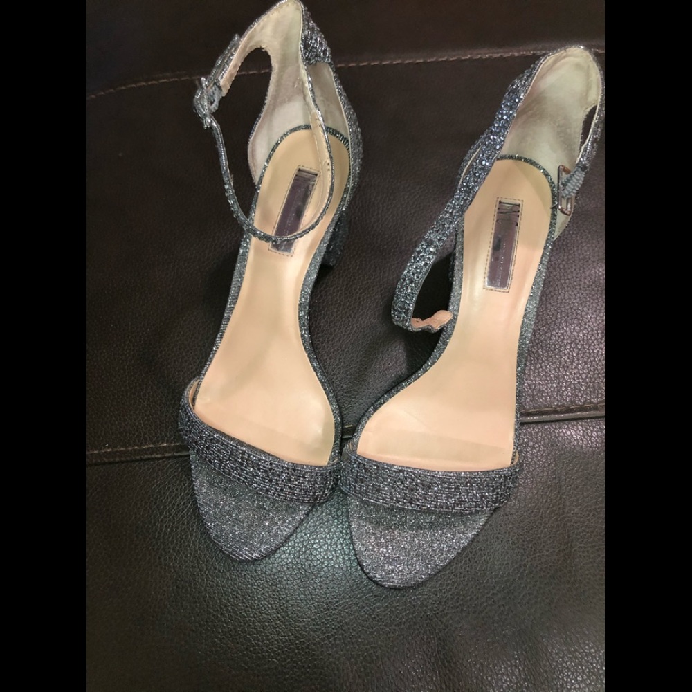 INC KiVah Two Strap Sparkly Sandals(9.5W)
